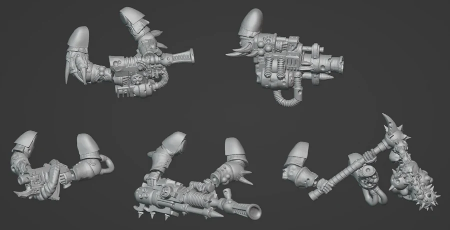Death Guardian Dudes Arms and Weapons pack