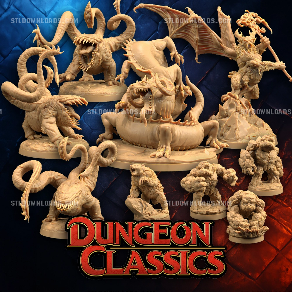 Dungeon Classics May 2026 – STL 3D Print Model | AssetsFree.com Dungeon Classics May