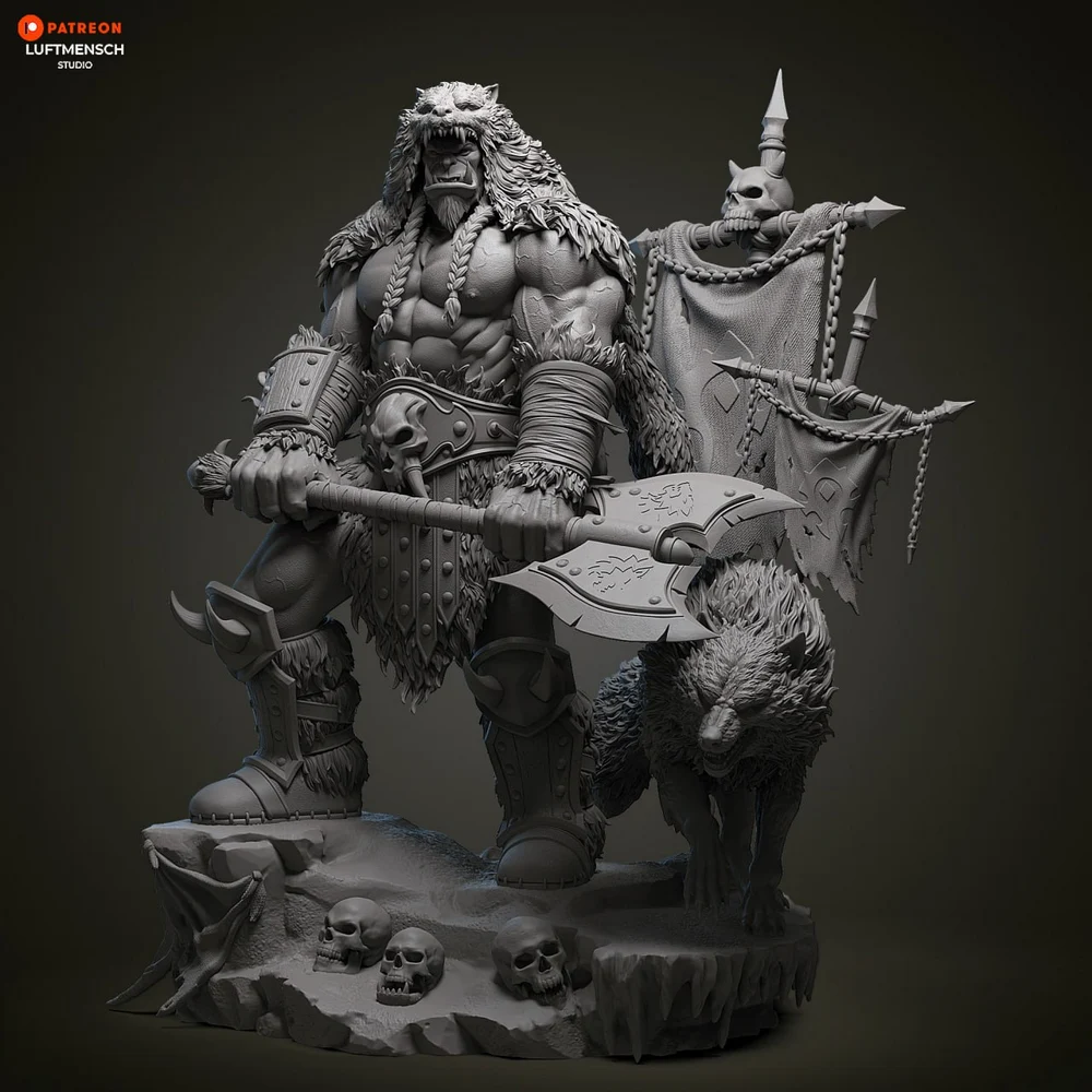 Durotan – Luftmensch Studio – STL 3D Print Model | AssetsFree.com Durotan Luftmensch Studio