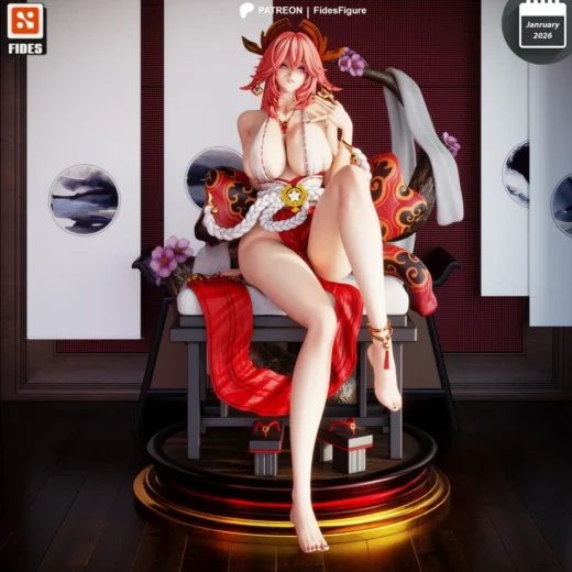 Fides FigureYae MikoGenshin Impact