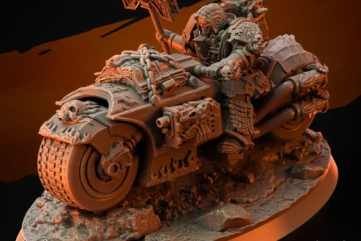 Flame Lizards Prelate on a Motobike