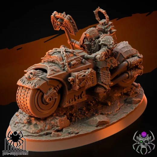 Flame Lizards Prelate on a Motobike