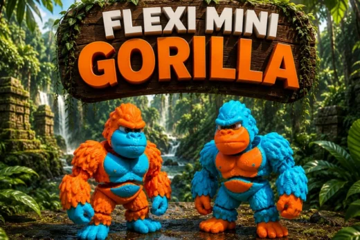 FlexiMiniGorilla AMS 4Colors stls