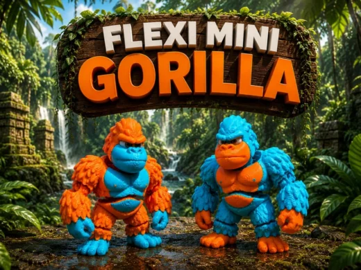 FlexiMiniGorilla AMS 4Colors stls