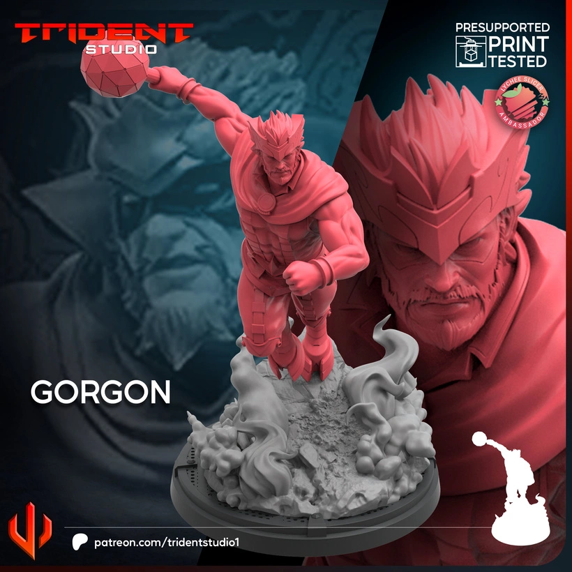 Gorgon – STL 3D Print Model | AssetsFree.com Gorgon
