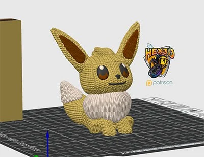 Hex3D Knitted Eevee