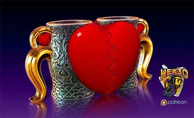 Hex3D Valentines Mug Set