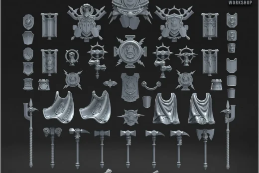 Hydra Workshop October 28, 2025 Armored Arm Kitbash Kit