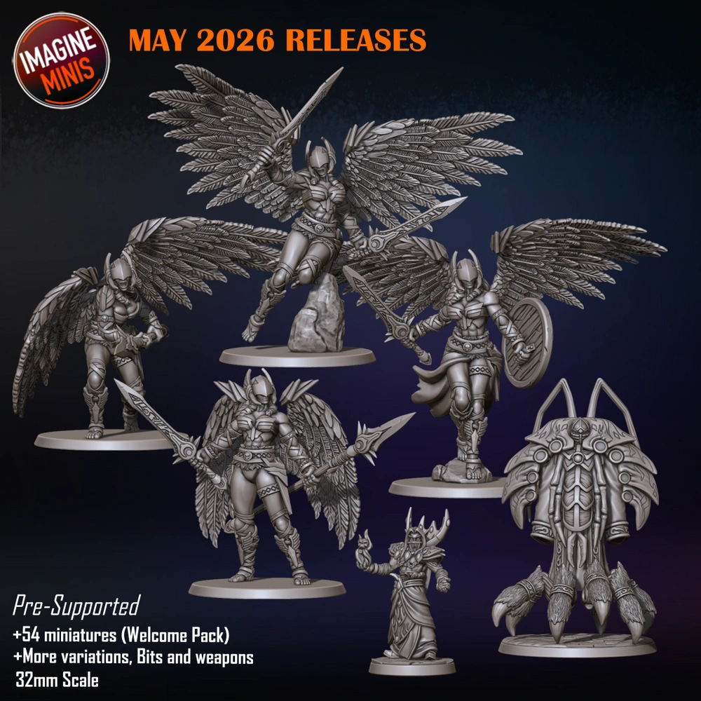 Imagine Minis May 2026 – STL 3D Print Model | AssetsFree.com Imagine Minis May