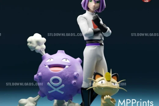 James, Koffing, Meowth