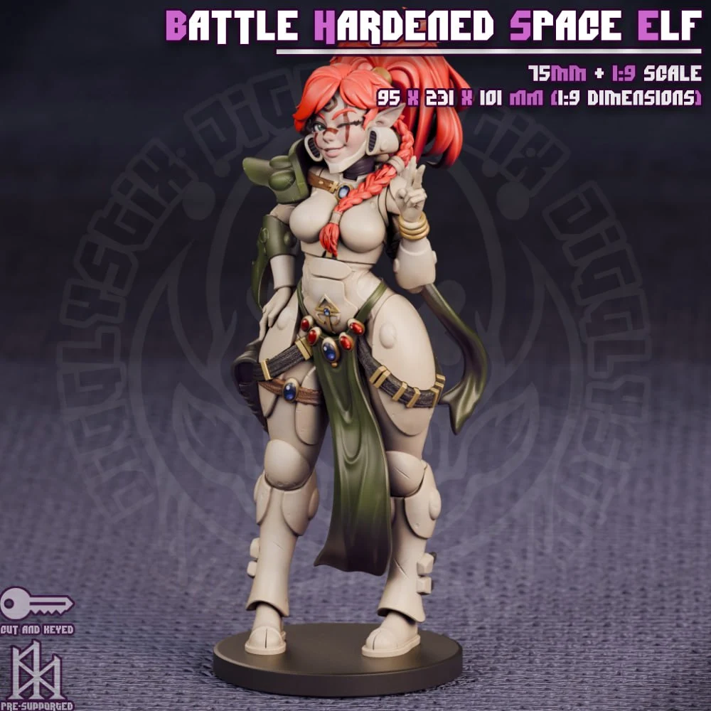 Jigglystix – Battle Hardened Space Elf nsfw+futa – STL 3D Print Model | AssetsFree.com Jigglystix Battle Hardened Space Elf nsfw+futa