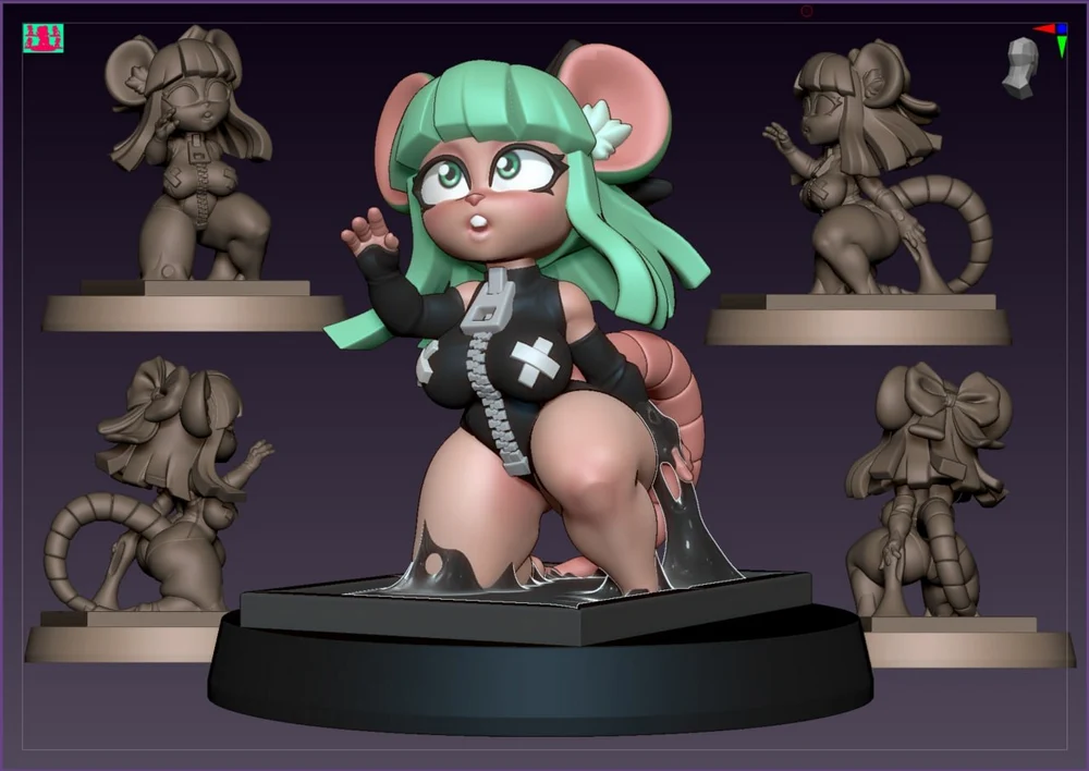 Jigglystix – Glue Trap Mouse Girl_nsfw – STL 3D Print Model | AssetsFree.com Jigglystix Glue Trap Mouse Girl nsfw