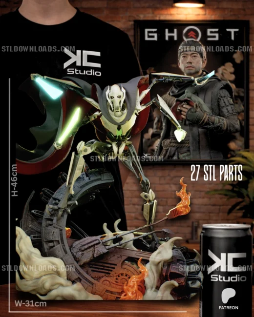 KcStudio General Grievous Star Wars Fanart