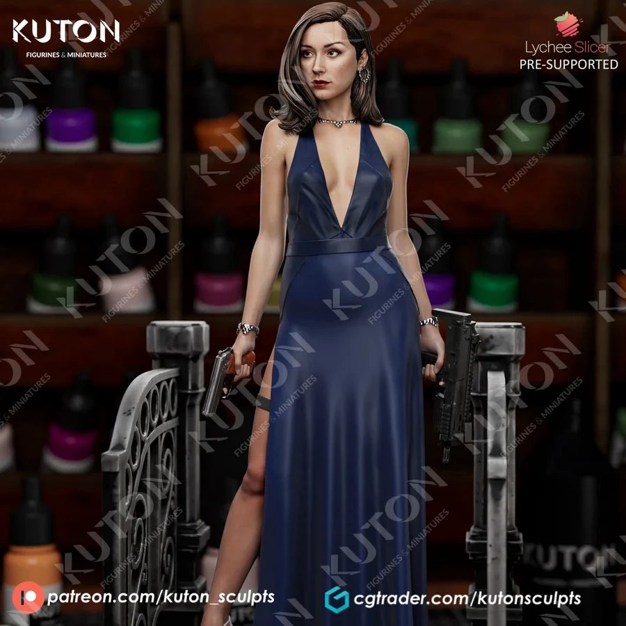 Kuton Figurines James Bond Paloma – STL 3D Print Model | AssetsFree.com Kuton Figurines James Bond Paloma