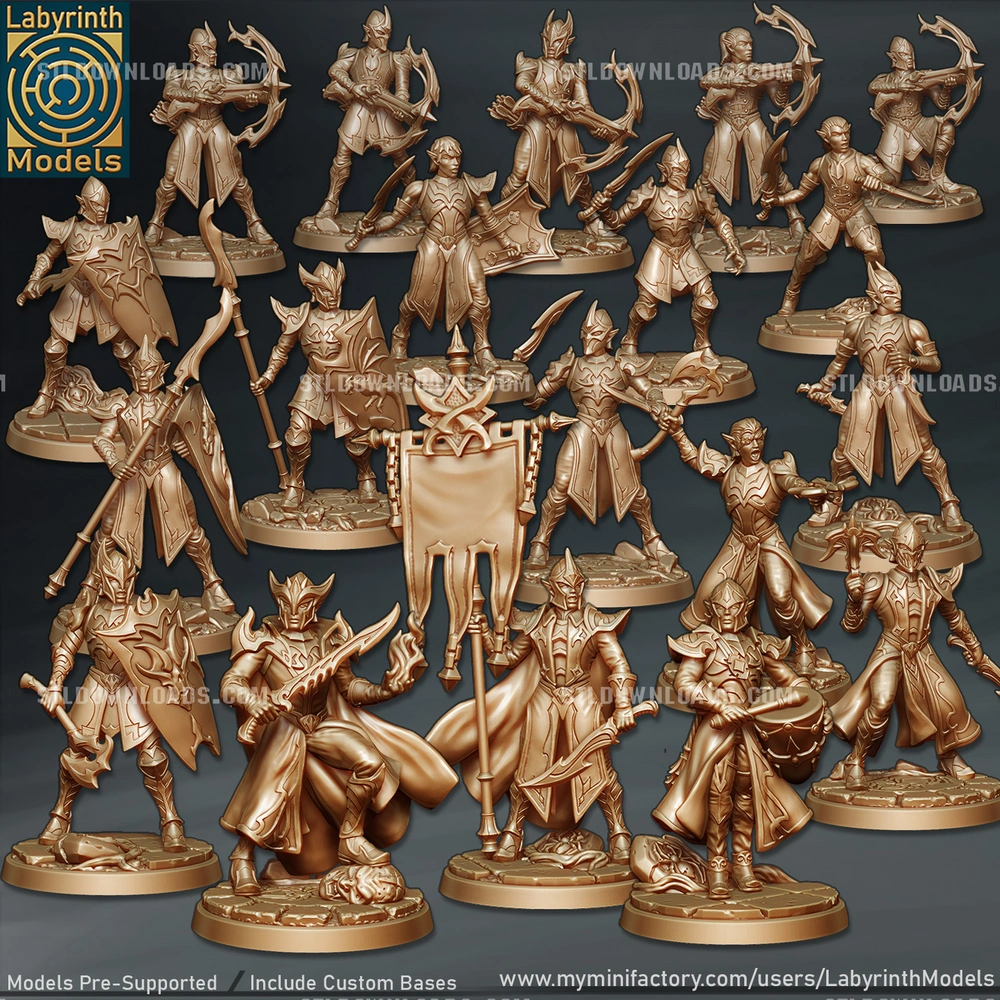 Labyrinth Models Dark Elf Infantry March2026