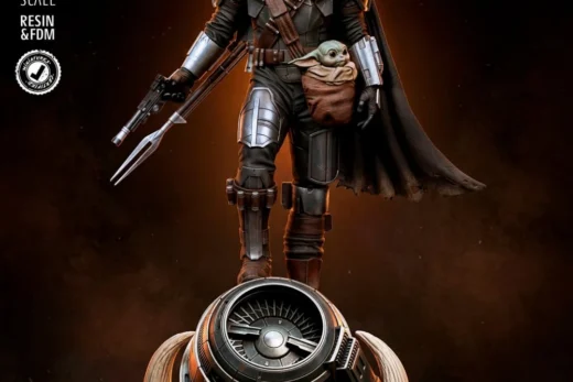 Mandalorian and Grogu Sculpture SW3D