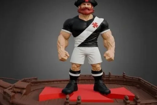 Mascote Vasco em cores por parts (3)
