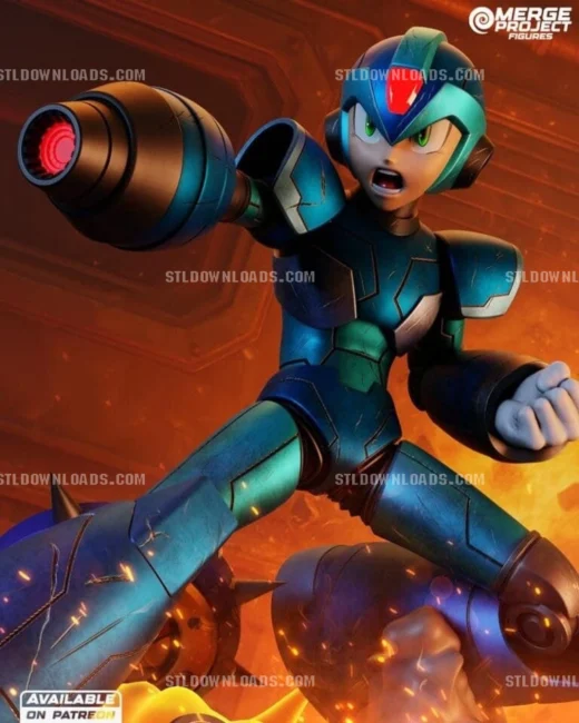 Merge Project Figures – MegaMan – X – 3D Print Model STL