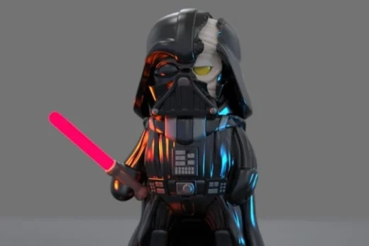 Mini Darth Vader Obi wan edition