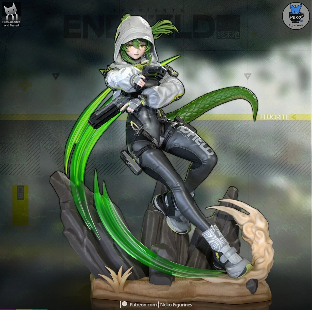 Neko Figurines Fluorite Arknights Enfield 3D Print
