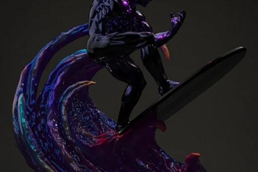 Nice X Collectibles Black Silver Surfer