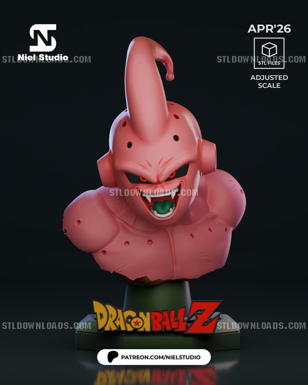 Niel Studio Kid Buu Bust