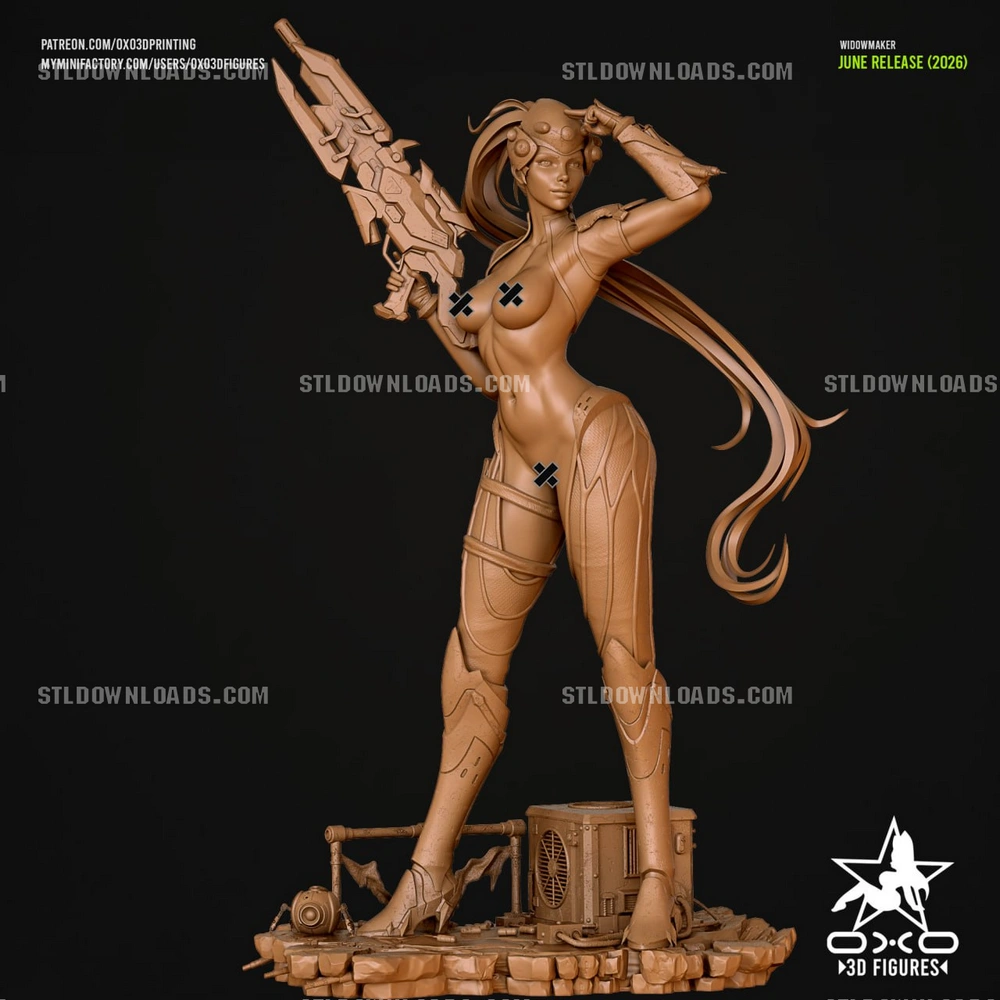 OXO3D Figures Widowmaker ALT 220mm