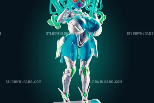Officer Rhu Slime Bot Mecha Girl