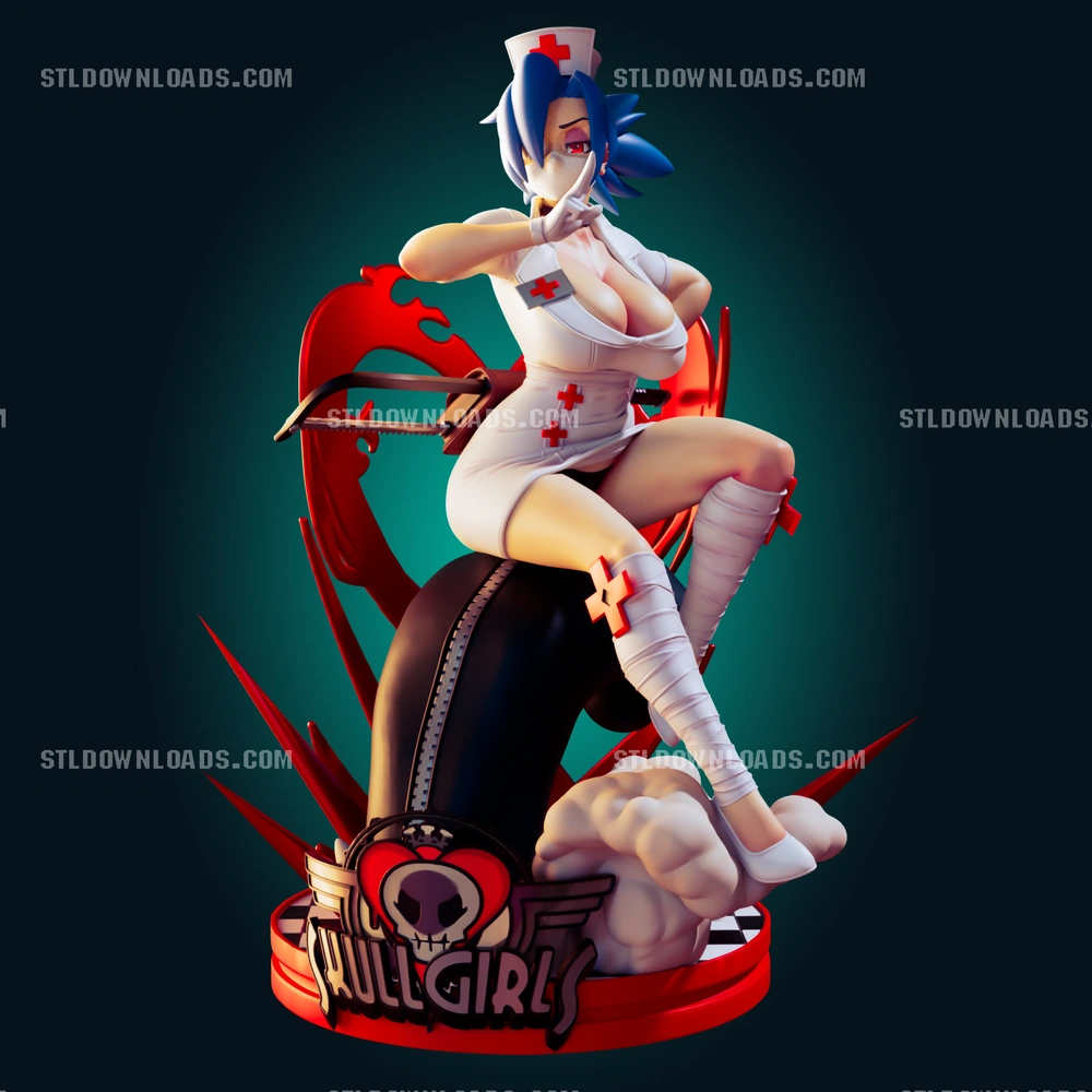 Officer Rhu Valentine Skullgirls Nurse