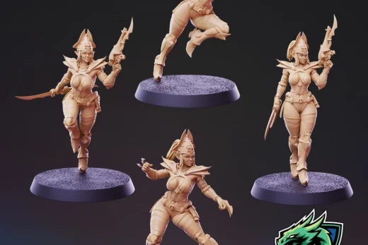 PSMiniatures Dark Space Elves Witches Bundle Vol 1 September