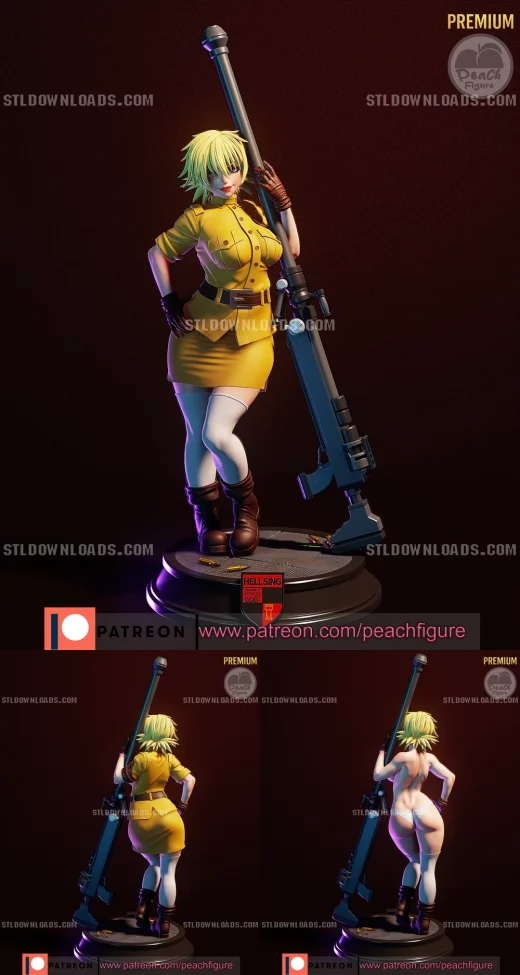 Peach Figure Seras Victoria