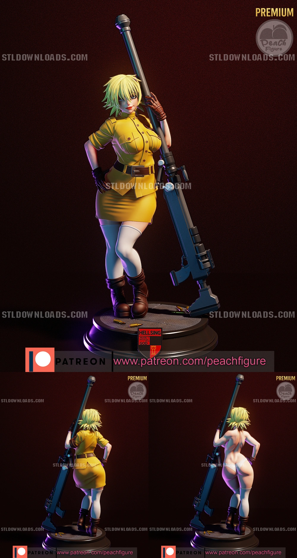 Peach Figure Seras Victoria