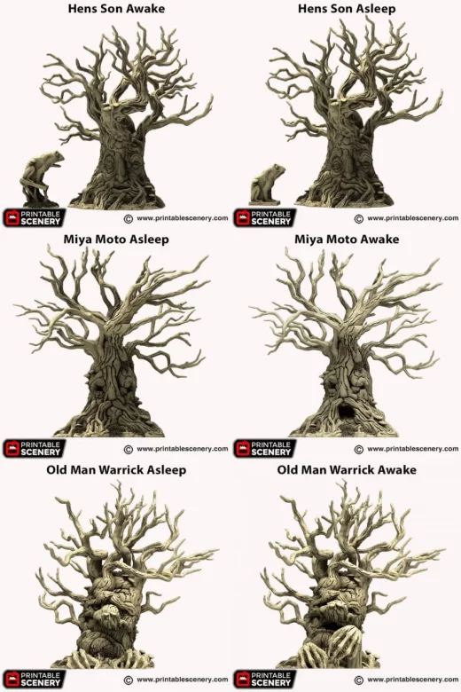 Printable Scenery Hagglethorn Hollow Sentient Trees 1.4