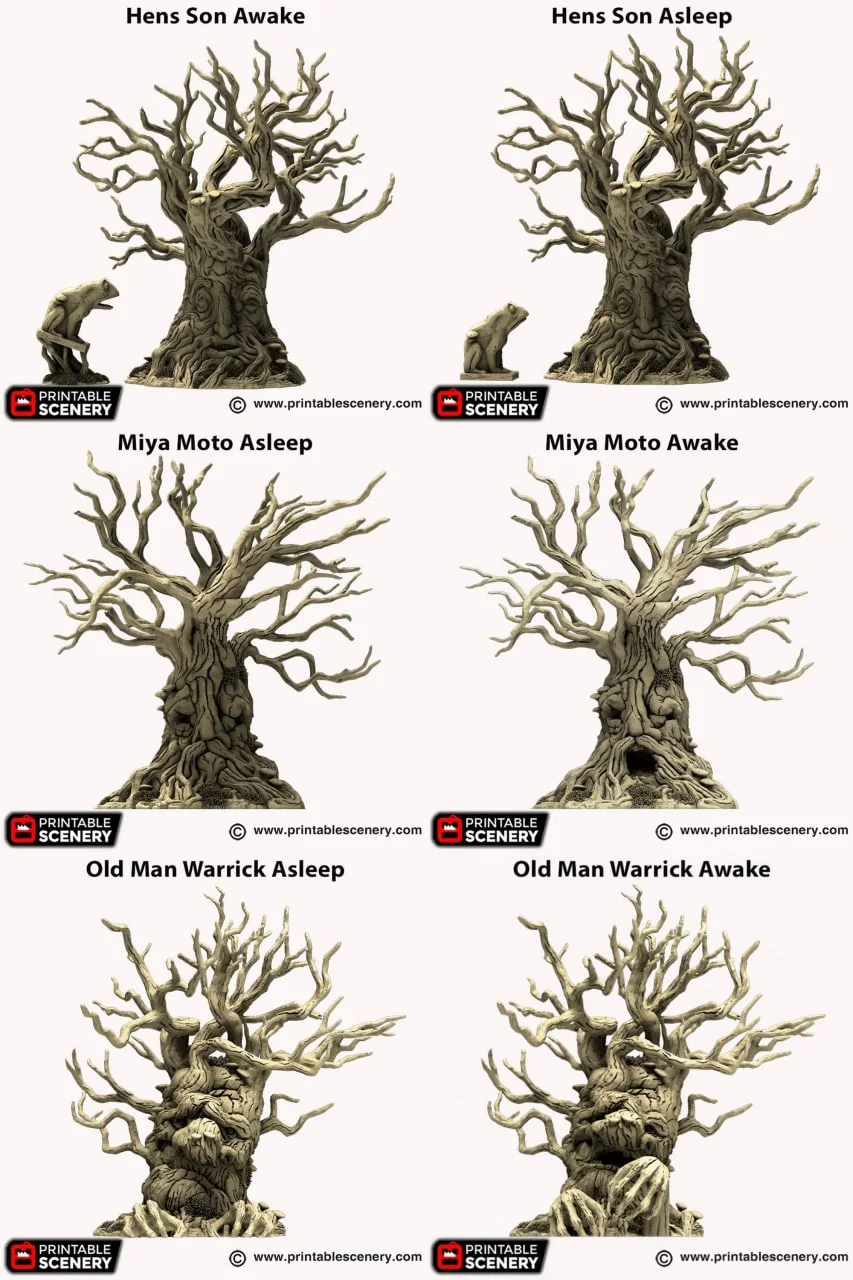 Printable Scenery Hagglethorn Hollow Sentient Trees 1.4