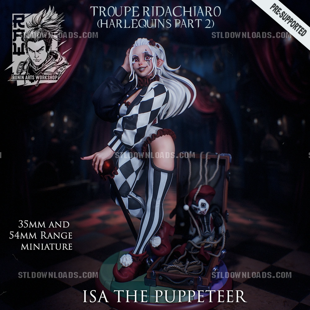 Ronin Arts Workshop Isa The Puppeteer Killer Harlequin Artificer