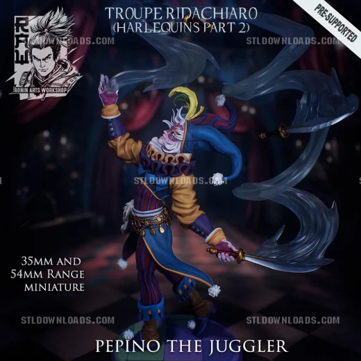Ronin Arts Workshop Pepino The Juggler Jester Assassin