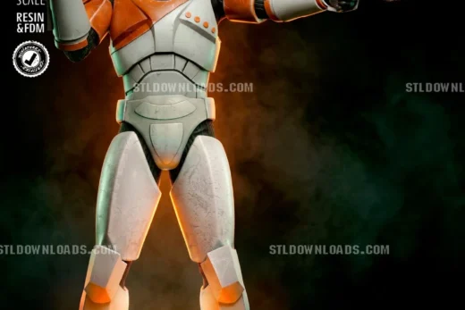 SW3D Clone Commando Sculpture