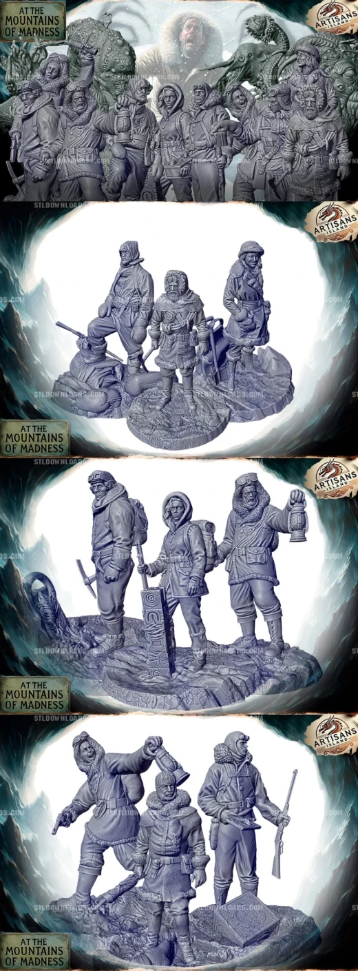 Sculpting the Unknown At the Mountains of Madness