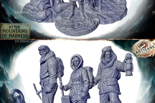 Sculpting the Unknown At the Mountains of Madness