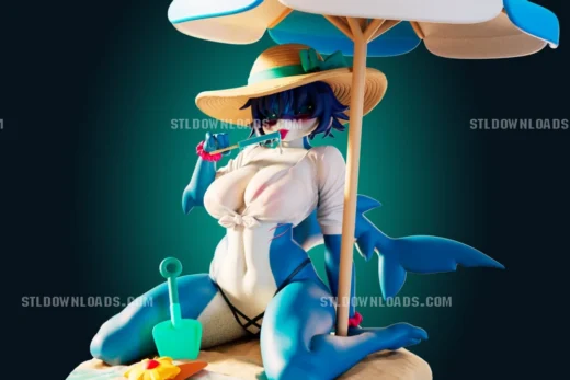Shark Girl SFW + NSFW + FUTA Officer Rhu
