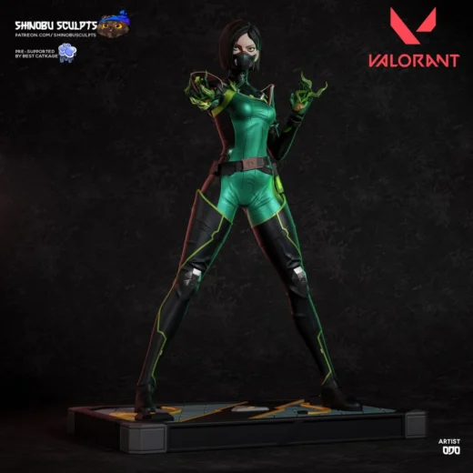 Shinobu Sculpts Viper Valorant