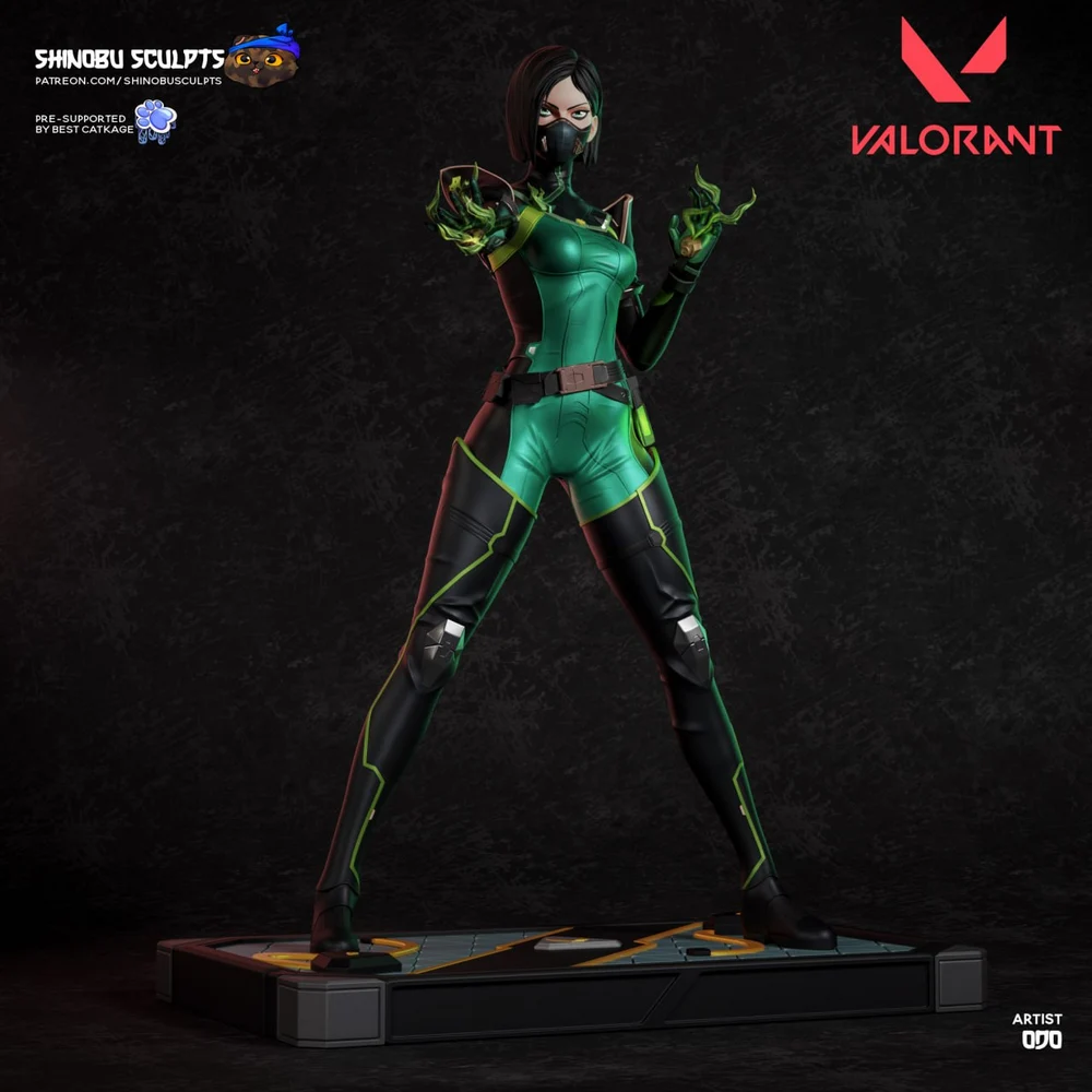 Shinobu Sculpts Viper Valorant