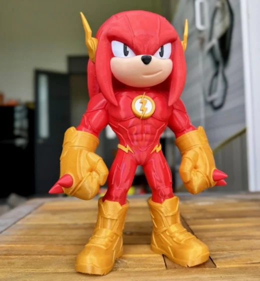 Speed Knuckles Knuckles × The Flash