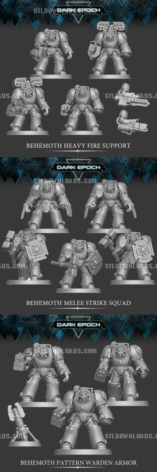 Stainless Miniatures Dark Epoch Behemoth Pattern Warden Armor