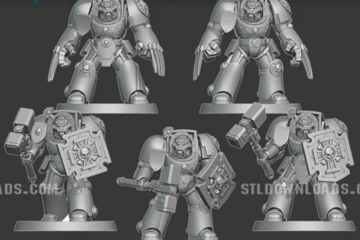 Stainless Miniatures Dark Epoch Behemoth Pattern Warden Armor
