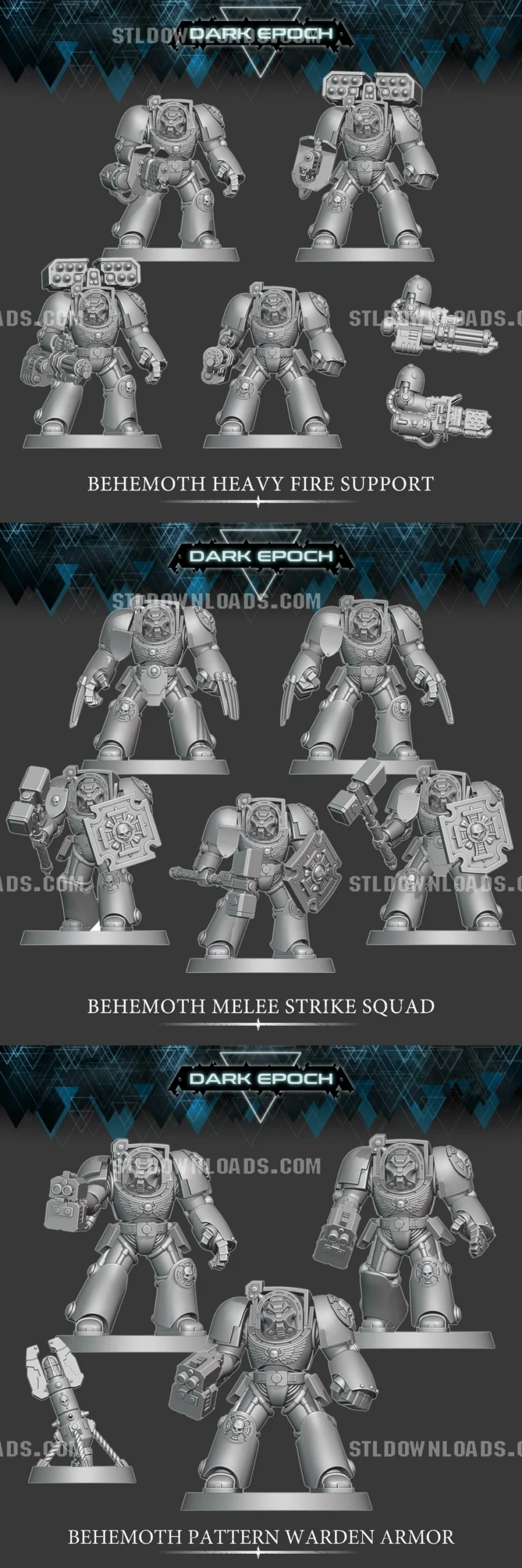 Stainless Miniatures Dark Epoch Behemoth Pattern Warden Armor