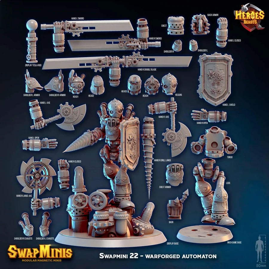 Swapmini 22 warforged automaton