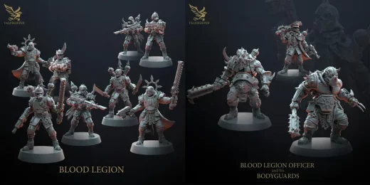 Taleskeeper 2023 11 Blood Legion Ogres & Infantry