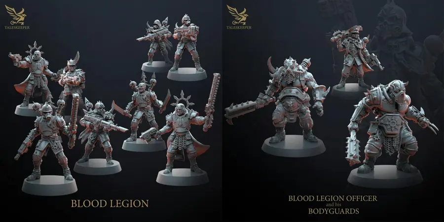 Taleskeeper 2023 11 Blood Legion Ogres & Infantry