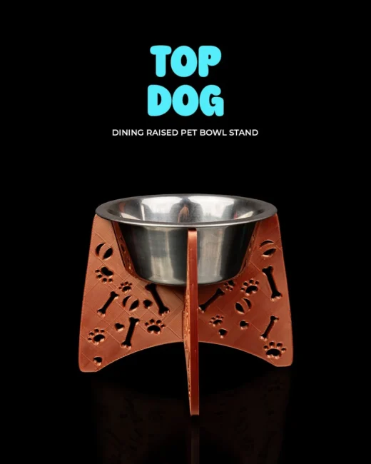Top Dog Dining Raised Pet Bowl Stand 34c17d6abc